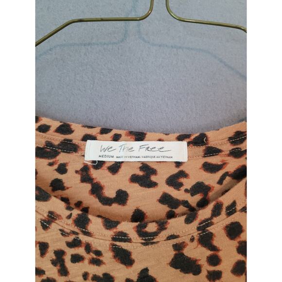 We The Free by Free People Clarity Tee – Size M – Cheetah Print – Oversized Fit - Picture 6 of 9